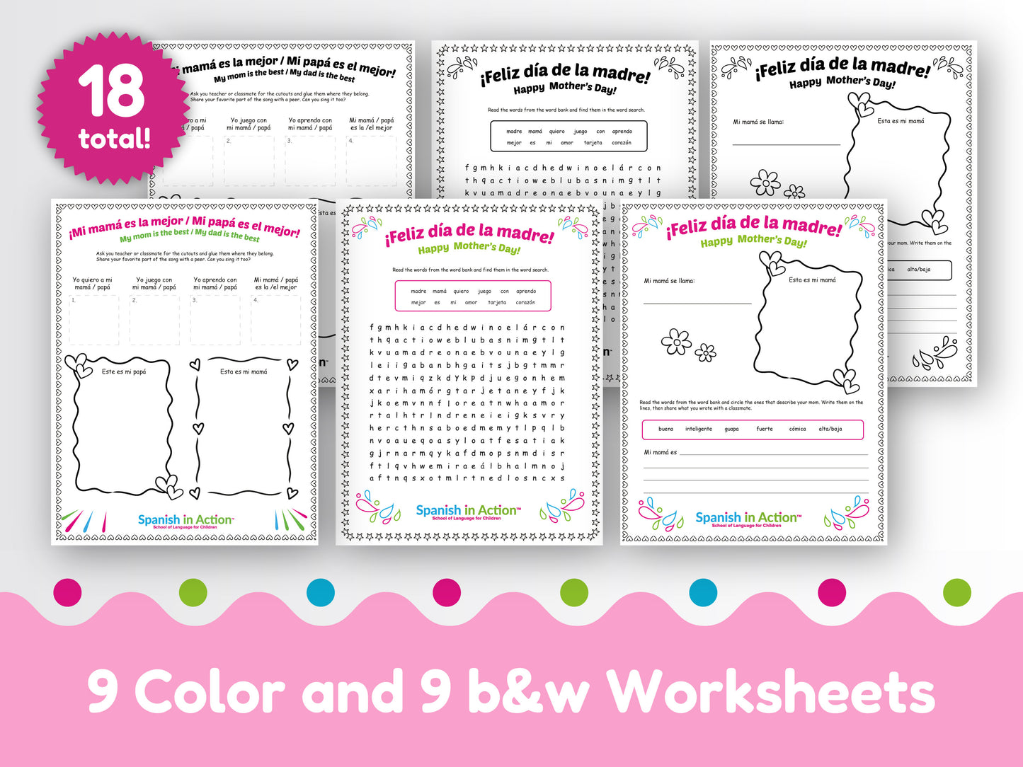 The Complete Spanish in Action Teaching Unit: Mother's Day (Día de la Madre)